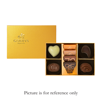 Gold Collection Chocolate 8pcs.(with charm)